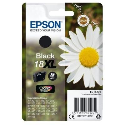 Epson inkoustová náplň/ Singlepack 18XL Claria Home Ink/ Černá