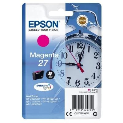 Epson inkoustová náplň/ Singlepack 27 DURABrite Ultra Ink/ Magenta