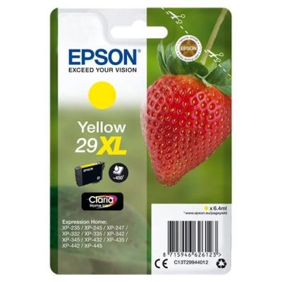 Epson inkoustová náplň/ Singlepack 29XL Claria Home Ink/ Žlutá