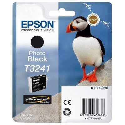Inkoustová náplň Epson T3241 foto černá 