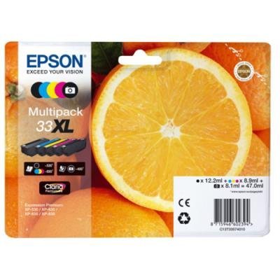 Inkoustová náplň Epson 33XL CMYK + foto černá