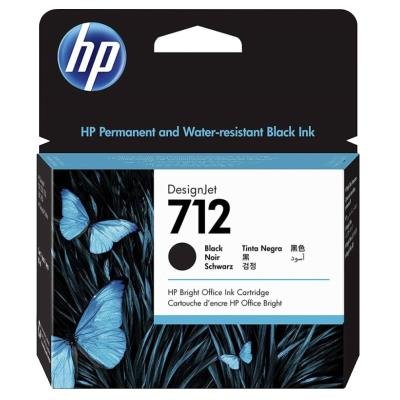HP 712 Inkoustová náplň černá (38ml)