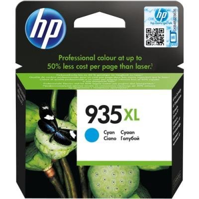 Inkoustová náplň HP 935XL (C2P24AE) azurová