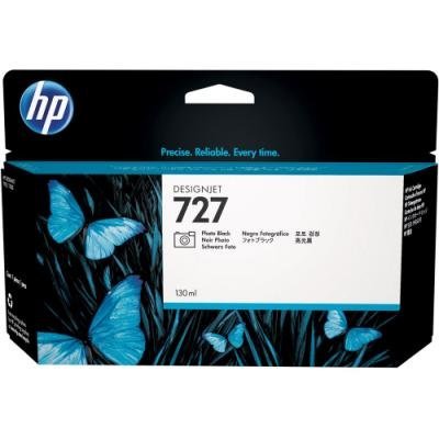 HP cartridge B3P23A (727) foto černá pro DesignJet - 130ml