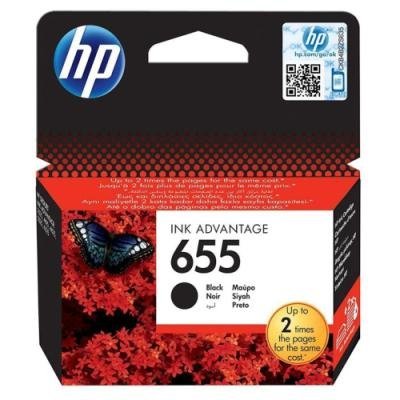 HP inkoustová kazeta 655 černá CZ109AE