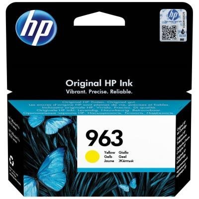Inkoustová náplň HP 963 Žlutá (yellow, 700p) pro HP OfficeJet Pro 9010, 9013, HP OfficeJet Pro 9020