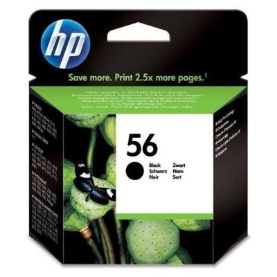 Inkoustová náplň HP 56 (C6656AE) černá