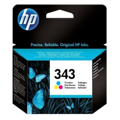 Inkoustová náplň HP 343 (C8766EE) CMY