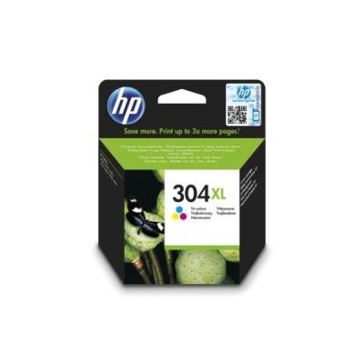 Inkoustová náplň HP 304XL (N9K07AE) CMY