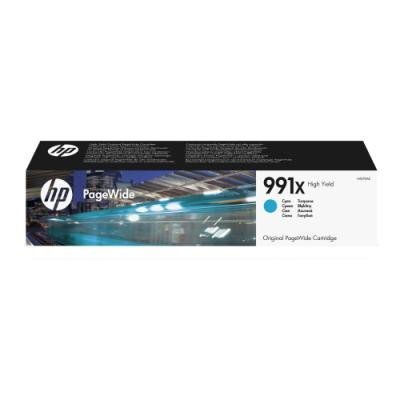 Inkoustová náplň HP 991X (M0J90AE) azurová