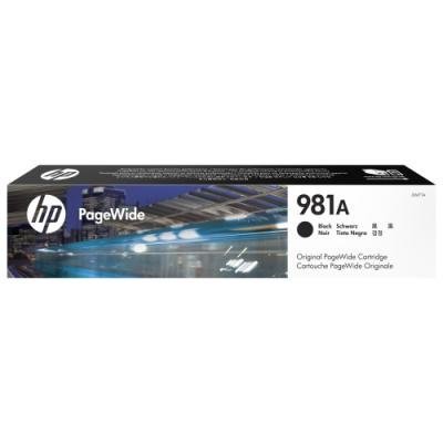 HP 981A Černá originální kazeta PageWide