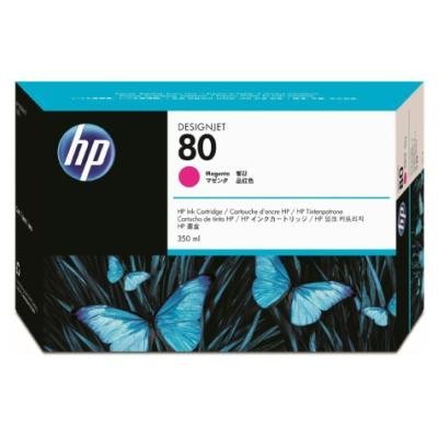 Inkoustová náplň HP 80 (C4847A) purpurová