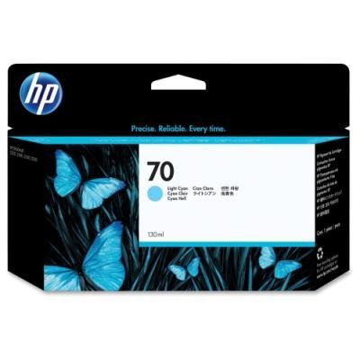 HP 70 světle azurová inkoustová kazeta, 130 ml