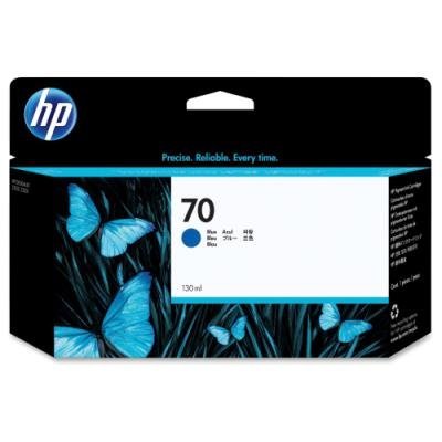 HP 70 azurová inkoustová kazeta, 130 ml