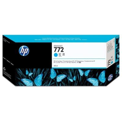 HP 772 Azurová inkoustová kazeta DesignJet, 300 ml