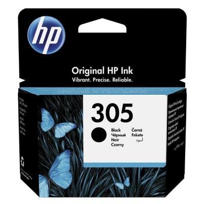 HP inkoustová kazeta 305 černá pro DeskJet 2300, 2710, 2720, DeskJet Plus 4100