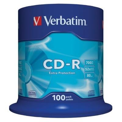 CD médium Verbatim CD-R80 700MB 100ks