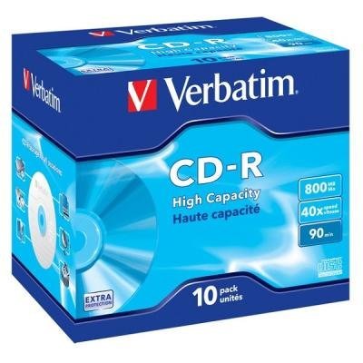 Verbatim CD-R 90/ EP/ DL/ 40x/ 90min/ 800MB/ 10pack jewel