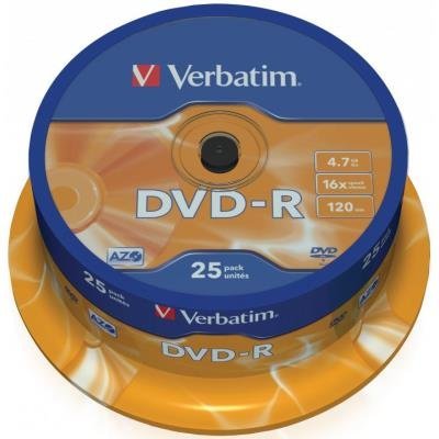 DVD médium Verbatim DVD-R 4,7GB 25ks