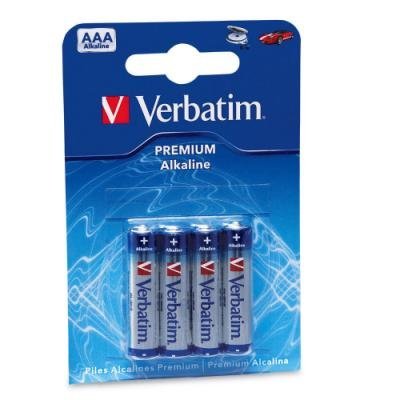 Baterie Verbatim AAA alkalické 4ks