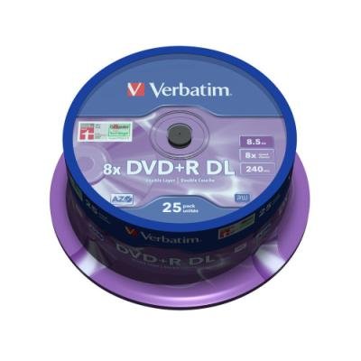 DVD médium Verbatim DVD+R 8,5GB 25ks