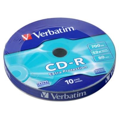 CD médium Verbatim CD-R 80 700MB 10ks