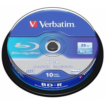 Blu-Ray médium Verbatim BD-R 25GB 10ks
