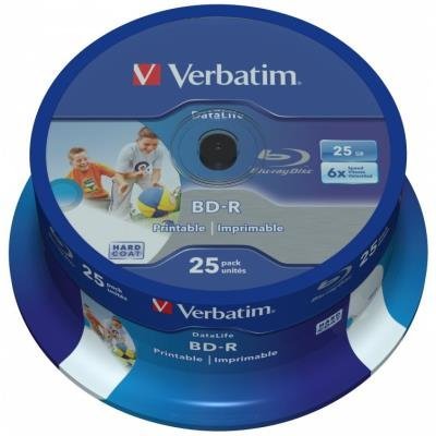 Blu-Ray médium Verbatim BD-R DataLife 25GB 25ks