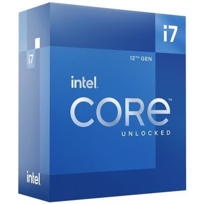 INTEL Core i7-12700K / Alder Lake / LGA1700 / max. 5,0GHz / 12C/20T / 25MB / 125W TDP / BOX bez chladiče