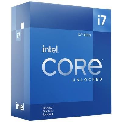 INTEL Core i7-12700KF / Alder Lake / LGA1700 / max. 5,0GHz / 12C/20T / 25MB / 125W TDP / BOX bez chladiče