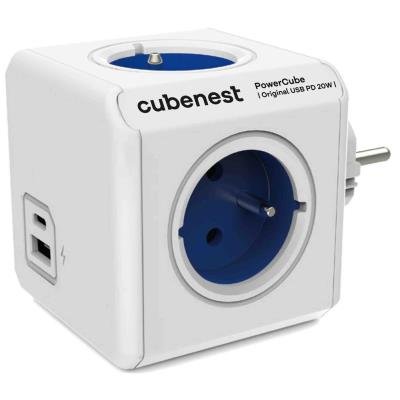 Cubenest PowerCube Original USB A+C PD 20W bílo-modrá