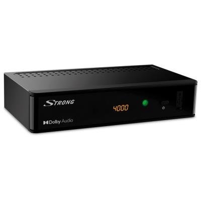 STRONG DVB-T/T2 set-top-box SRT 8215/ display/ Full HD/ H.265/HEVC/ PVR/ EPG/ USB/ HDMI/ LAN/ SCART/ black