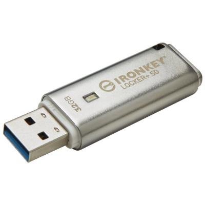 KINGSTON IronKey Locker+ 50  32GB / USB 3.2 / Šifrování XTS-AES