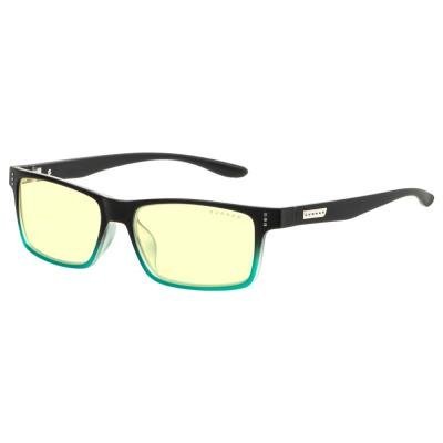 GUNNAR kancelářske/herní brýle CRUZ ONYX-TEAL * skla AMBER (BLF 65) * NATURAL focus