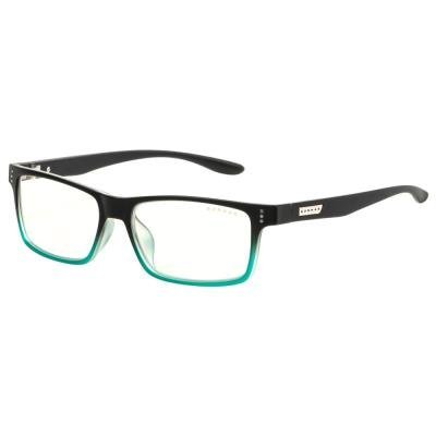 GUNNAR kancelářske/herní brýle CRUZ ONYX-TEAL * skla CLEAR (BLF 35) * NATURAL focus