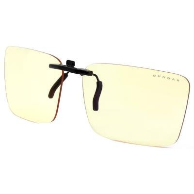 GUNNAR kancelářske/herní brýle CLIP-ON ONYX * skla AMBER (BLF 65) * NATURAL focus