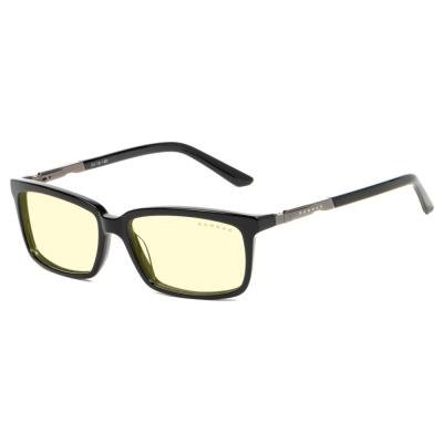 GUNNAR kancelářske/herní dioptrické brýle HAUS READER ONYX * skla AMBER (BLF 65) * dioptrie +1