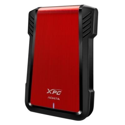 ADATA EX500 rámeček pro 2,5" HDD/SSD / USB 3.1 / SATA 3.0 / červený