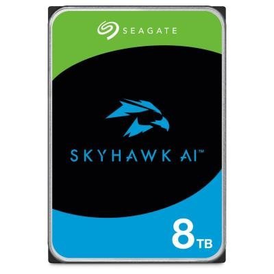 Seagate SkyHawk AI 8TB HDD / ST8000VE001 / Internal 3.5" / 7200 RPM / SATA 6Gb/s / 256 MB