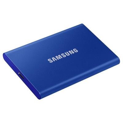 SAMSUNG Portable SSD T7 1TB / USB 3.2 Gen 2 / USB-C / External / Indigo Blue