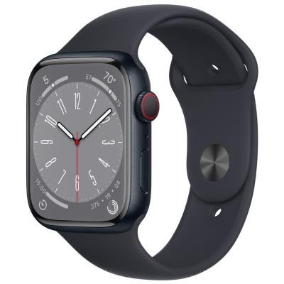 Apple Watch 8 GPS + Cellular 45mm černé