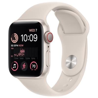 Apple Watch SE GPS + Cellular 40mm hvězdně bílé