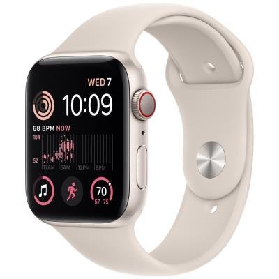Apple Watch SE GPS + Cellular 44mm hvězdně bílé
