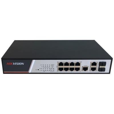 Hikvision DS-3E2310P - Full managed switch 8x100TX PoE + 2x Gb Uplink Combo port, 125W