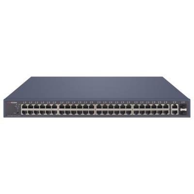 Hikvision DS-3E1552P-SI - Smart managed switch 48x Gb PoE + 2x Gb RJ45 + 2x SFP Uplink, 470W