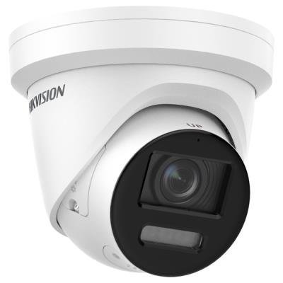 Hikvision DS-2CD2347G2-LSU/SL(2.8mm)(C) - 4MPix IP Turret ColorVu AcuSense kamera; LED 30m, WDR 130dB, A/A, Blikač