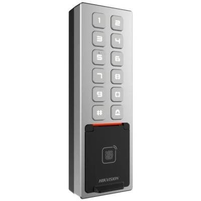 Hikvision DS-K1T805MBFWX - Access Control Terminal; authentication by card,  fingerprint, PIN, and bluetooth