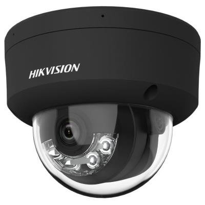 Hikvision DS-2CD2147G2H-LISU(2.8mm)/eF/BLACK 4MPix IP Dome Hybrid ColorVu AcuSense kamera; LED/IR 30m,130dB, A/A, IP67
