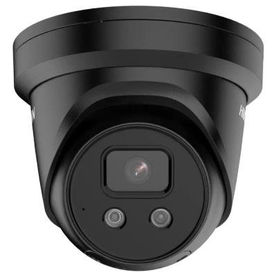 Hikvision DS-2CD2346G2-ISU/SL(2.8mm)/C/BLACK - 4MPix IP Turret AcuSense kamera; IR 30m, A/A, mikrofon, repro, blikač