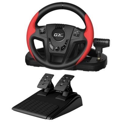 GENIUS GX Gaming wheel SpeedMaster/ wired/ USB/ vibration/ pedals/ for PC,PS